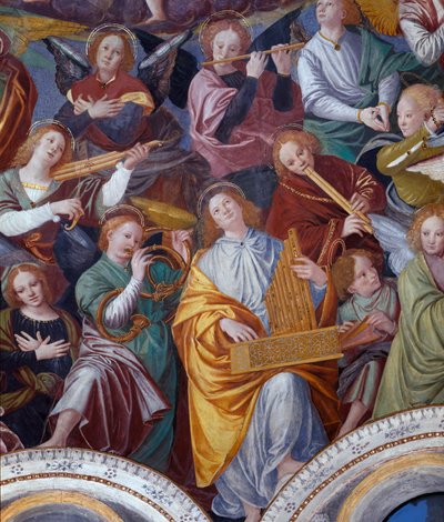 Das Konzert der Engel, 1534-36 (Detail) von Gaudenzio Ferrari